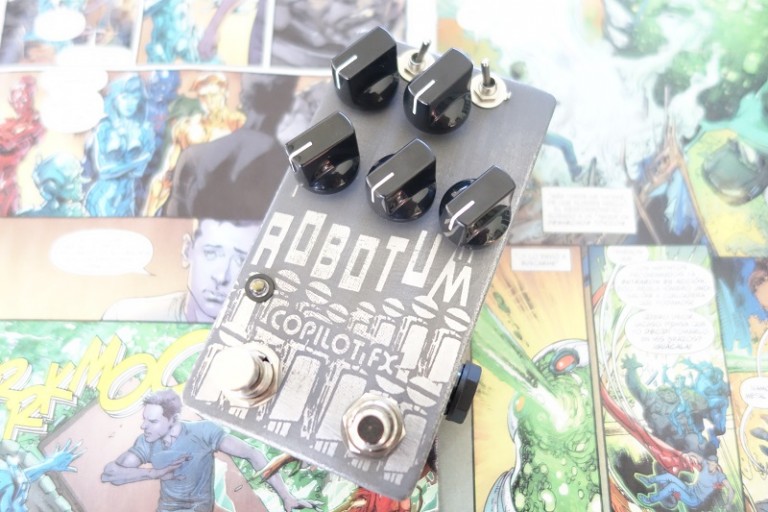 Custom Copilot Fx Robotum Ring Mod pedal with etched case Copilot Fx Blog